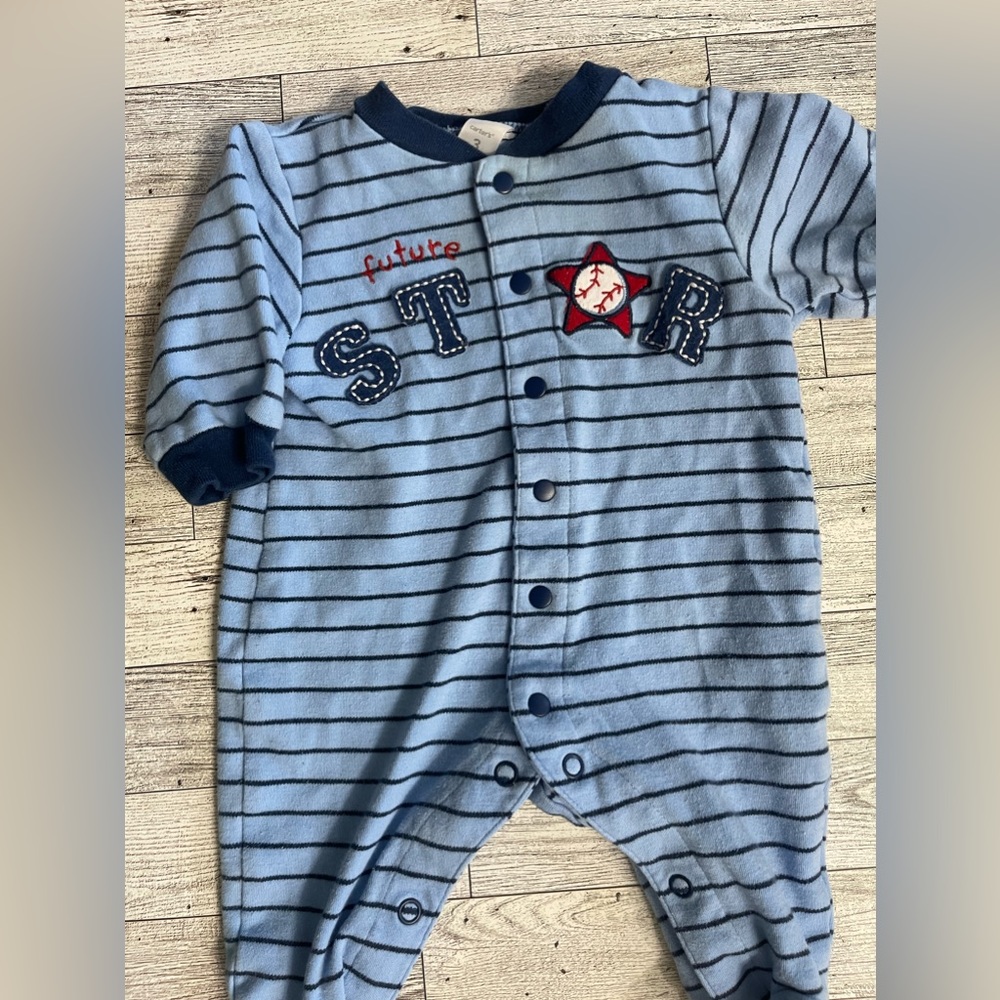 Baby boy sleeper - baseball
